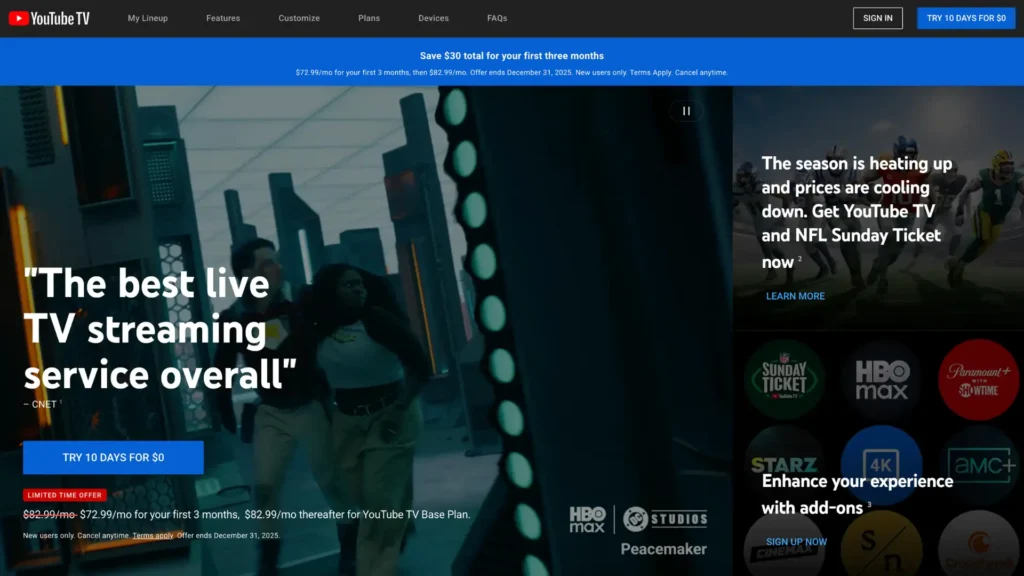 Youtube TV - The Simplest Legal Way to Watch Live Sports
