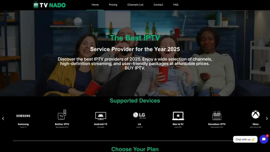 best StreamEast Alternatives - TVNado IPTV Multi-Device Sports Streaming