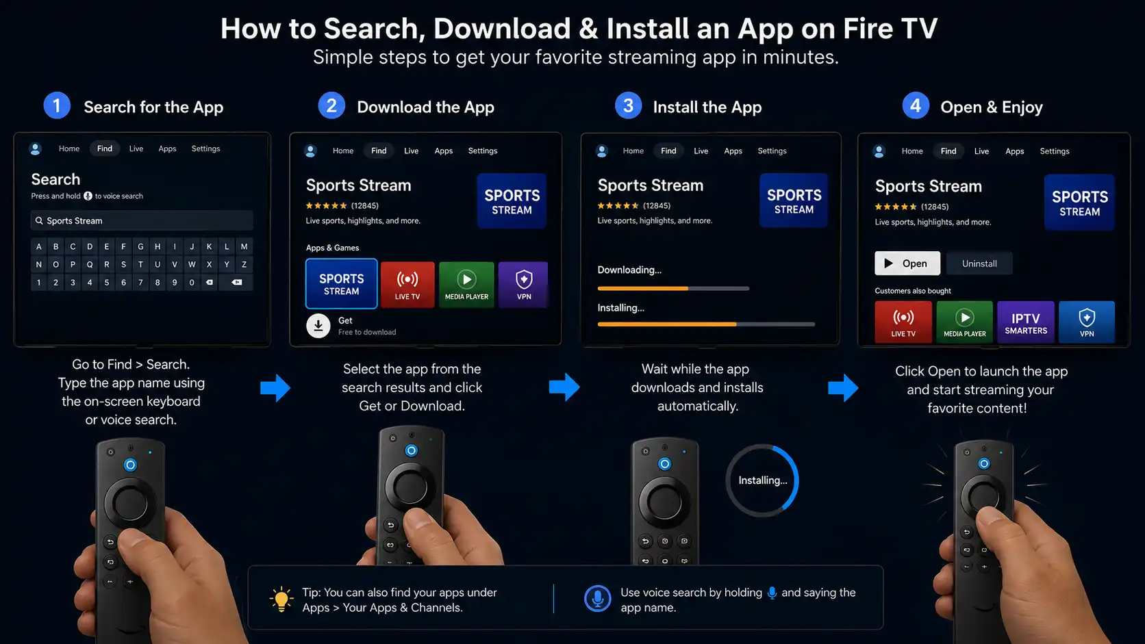 How to Watch World Cup 2026 on FireStick Free (Complete Guide) 3 How to Install World Cup Streaming Apps on FireStick