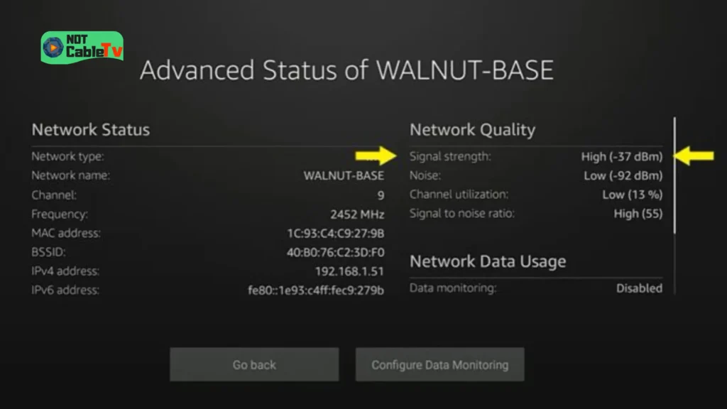 How to Fix Firestick Connected With Problems No Internet (12 Proven Solutions 2026) 4 Check Your WiFi Signal Strength - Notcabletv.Com