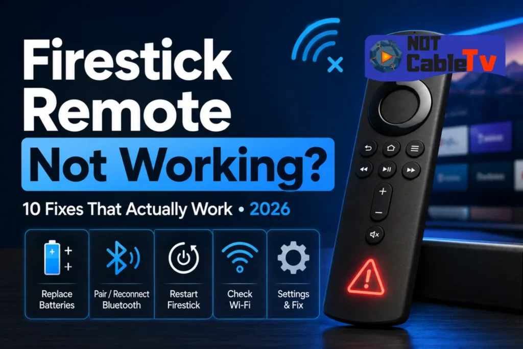 Firestick Remote Not Working 10 Fixes That Actually Work (2026)