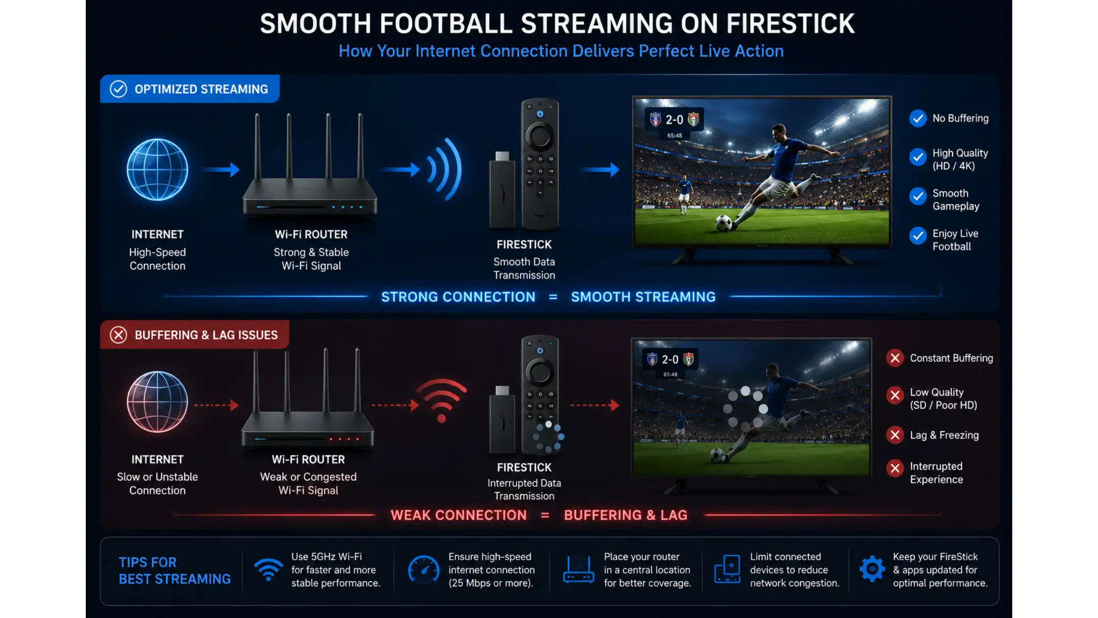 How to Watch World Cup 2026 on FireStick Free (Complete Guide) 4 How to Fix Buffering While Watching the World Cup on FireStick