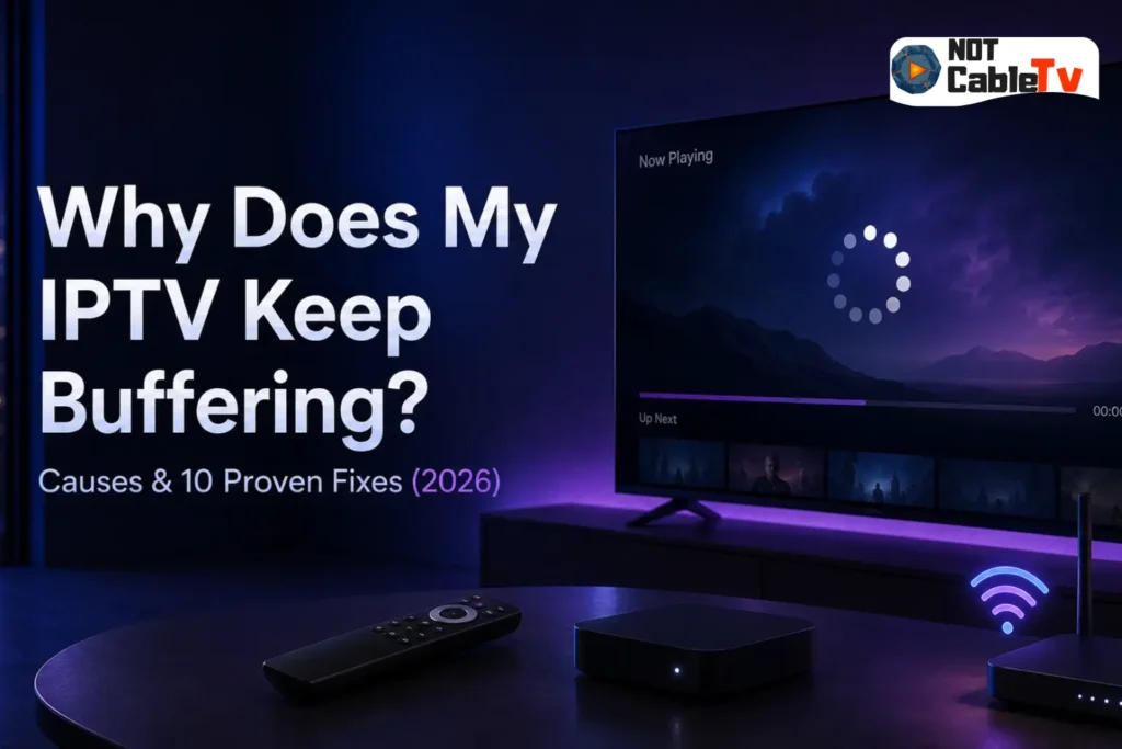 Why Does My IPTV Keep Buffering Causes & 10 Proven Fixes (2026)